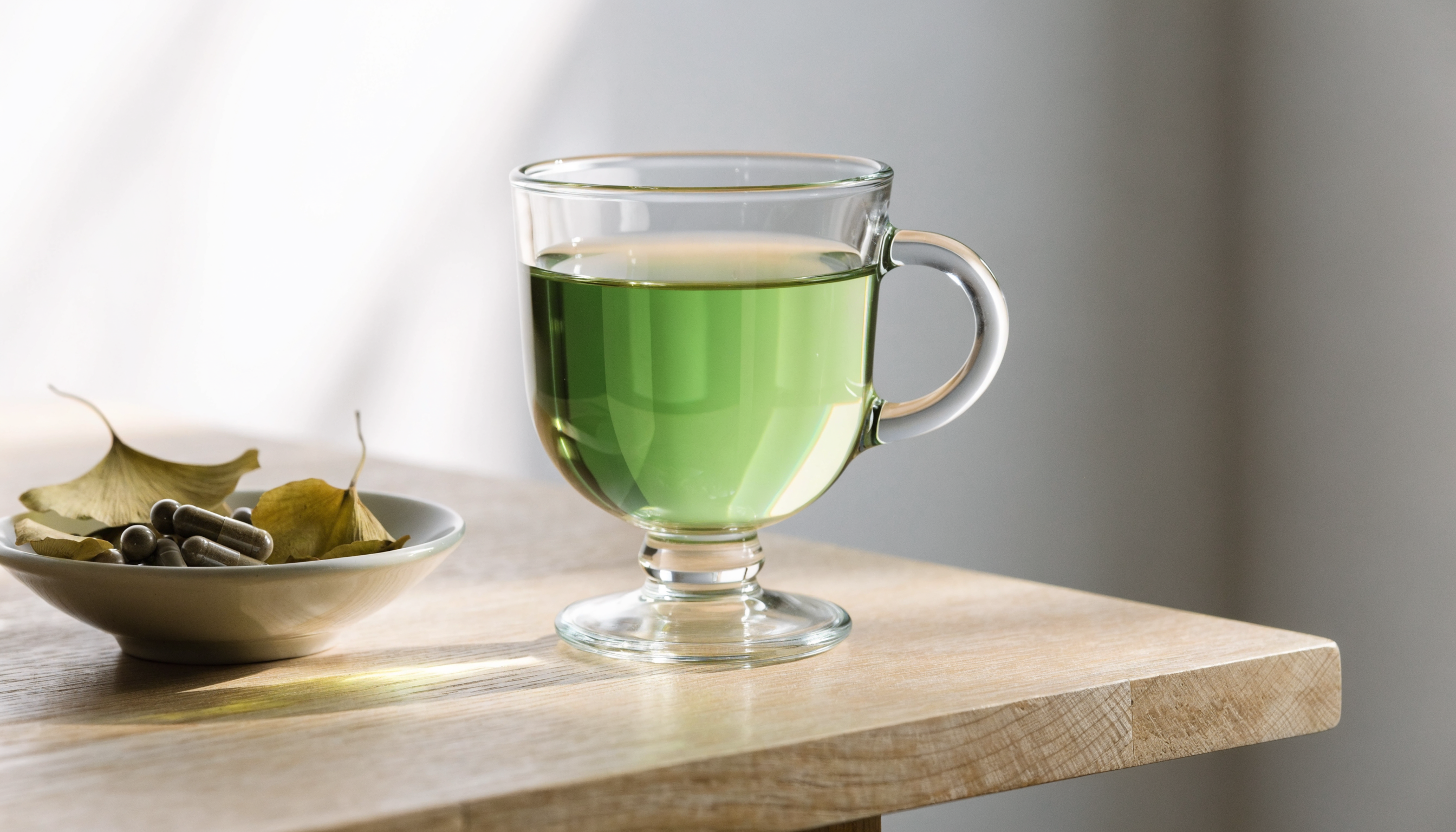 The vert et superaliments pour la concentration, ambiance naturelle et lumineuse