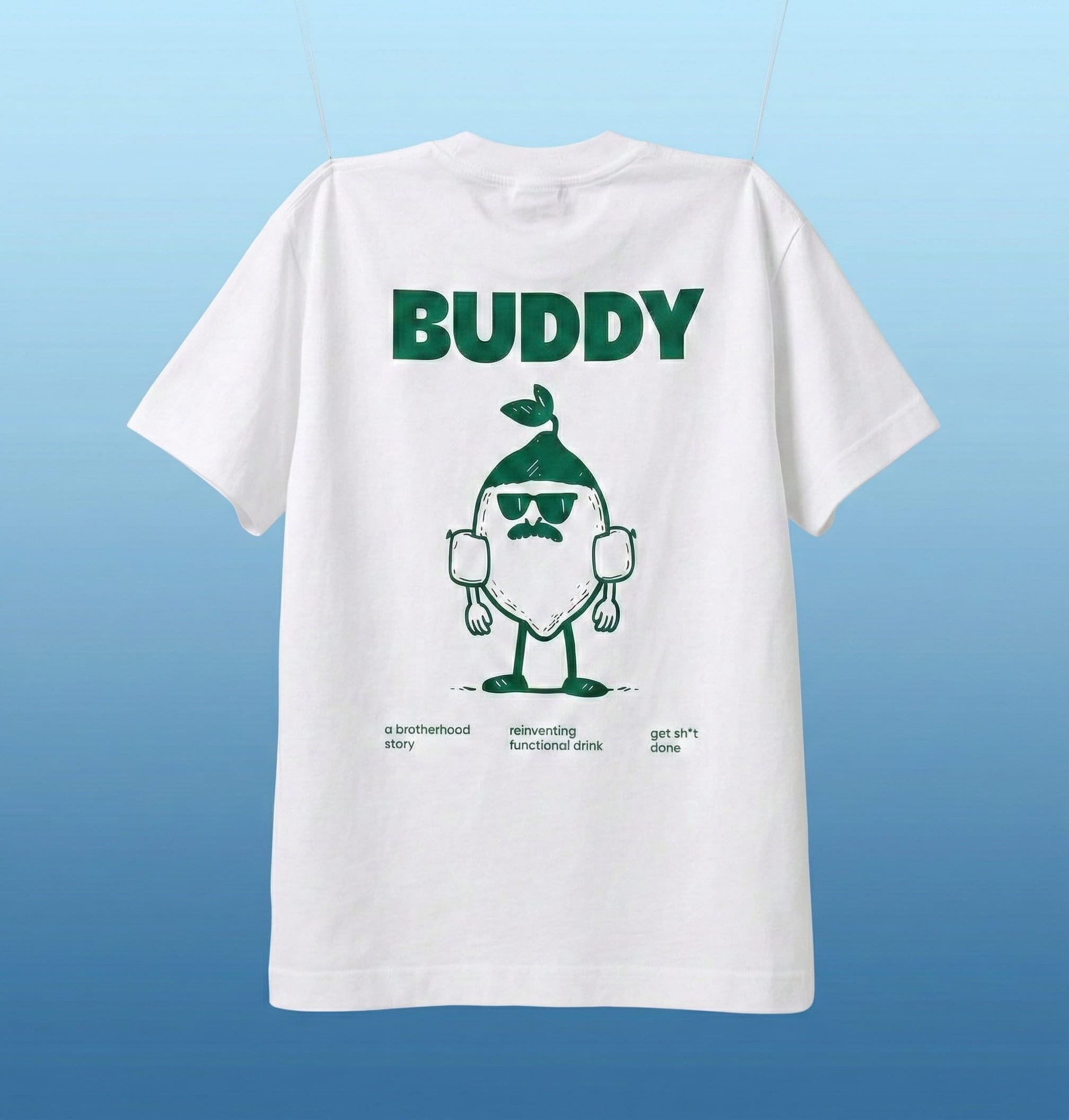 T-shirt Buddy Groen