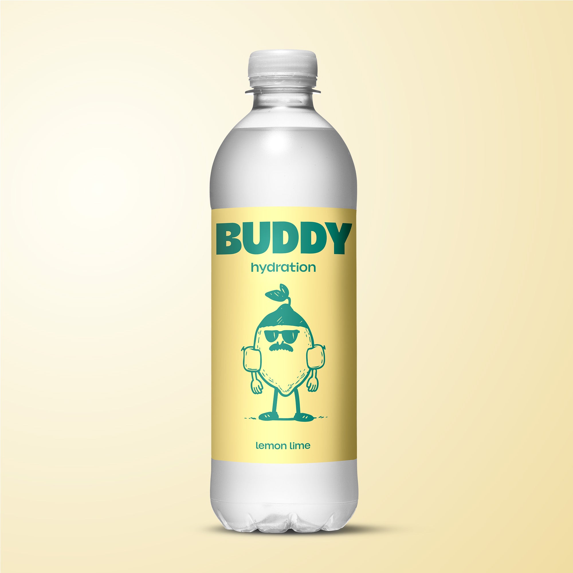 Bouteille Buddy Hydratation Citron Citron Vert à l'eau de coco